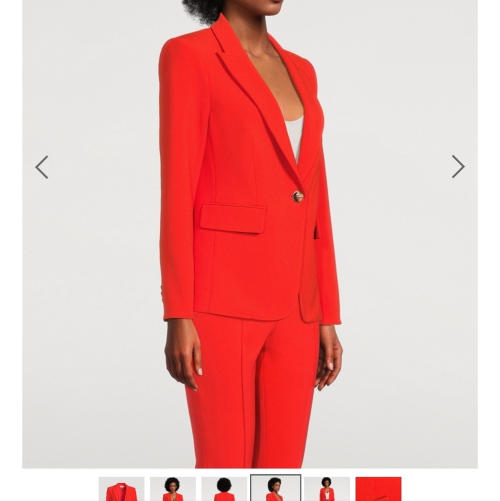 Veronica Beard 2 Pc Suit. Color is Orange-Gorgeous! - Picture 2 of 5